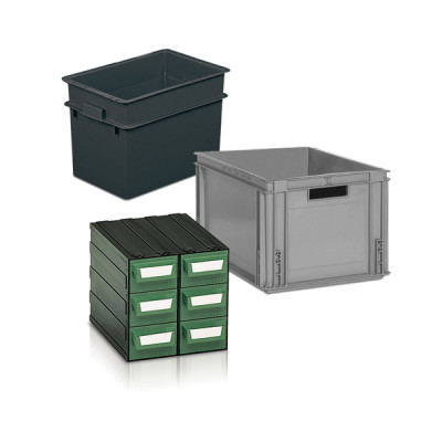 STORAGE STACKABLE CONTAINERS