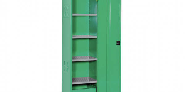 Armadio fitofarmaci mm. 530Lx500Px1000H. Verde Scuro. - Prodotti -  Tecnotelai - Arredamento industriale - Mobili per ufficio