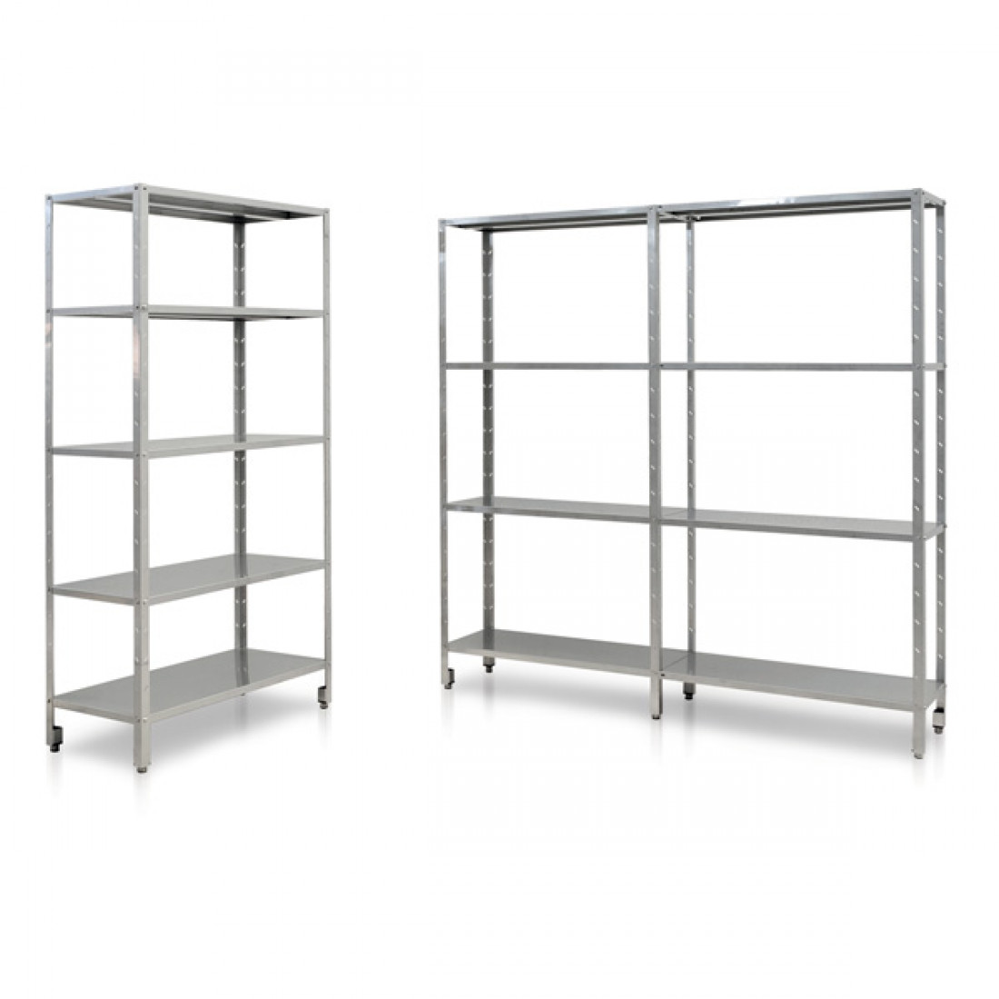 INOX BOLTED SHELVING