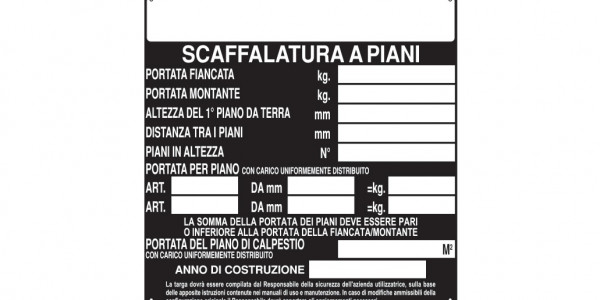 TARGHE E COMPONENTI