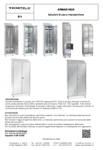 Armadi inox (E11)