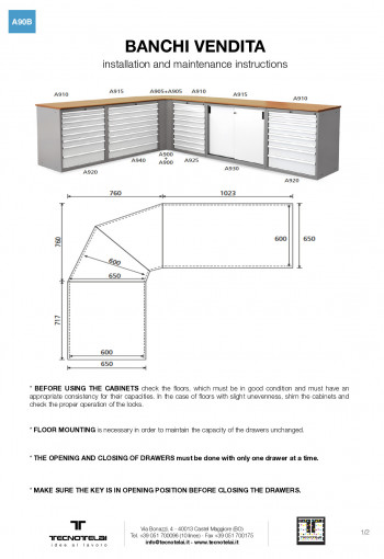 Assembly instructions A90B - Workbench