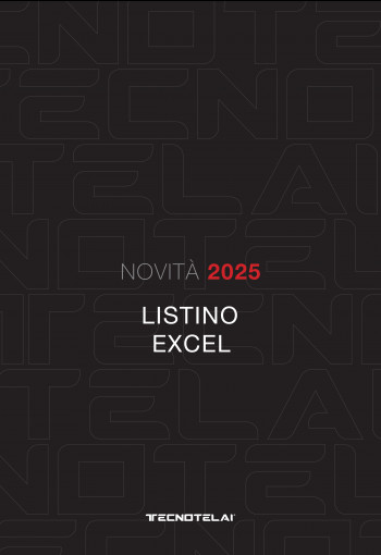 LISTINO NOVITA' 2025 EXCEL