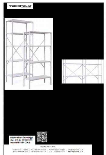 Scaffalatura per alimenti (S90BI)