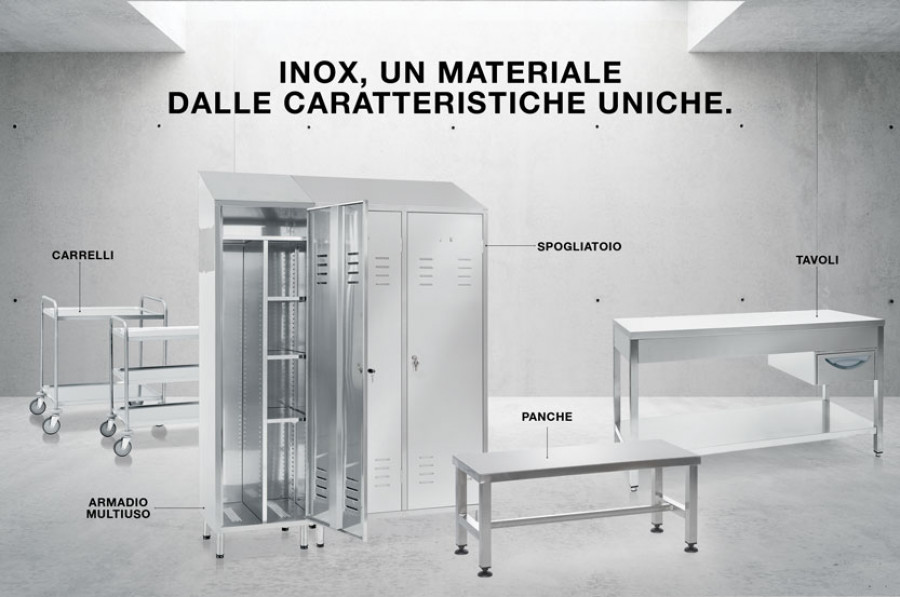 INOX, UN MATERIALE DALLE CARATTERISTICHE UNICHE.