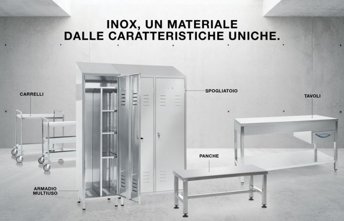 INOX, UN MATERIALE DALLE CARATTERISTICHE UNICHE.