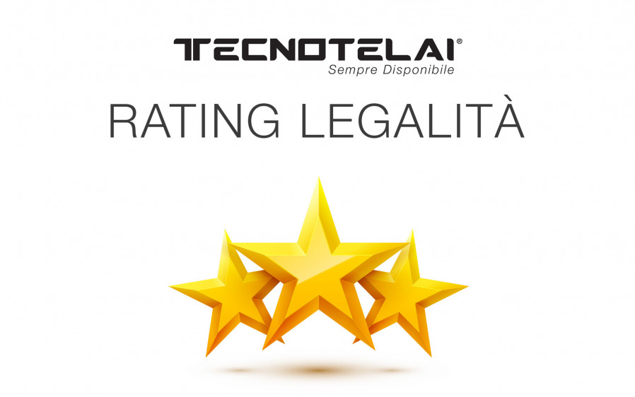 Anche nel 2021 TECNOTELAI riceve il Rating di Legalità 3 STELLE