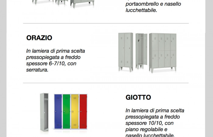 EVOLVITI: ARMADI SPOGLIATOIO 
