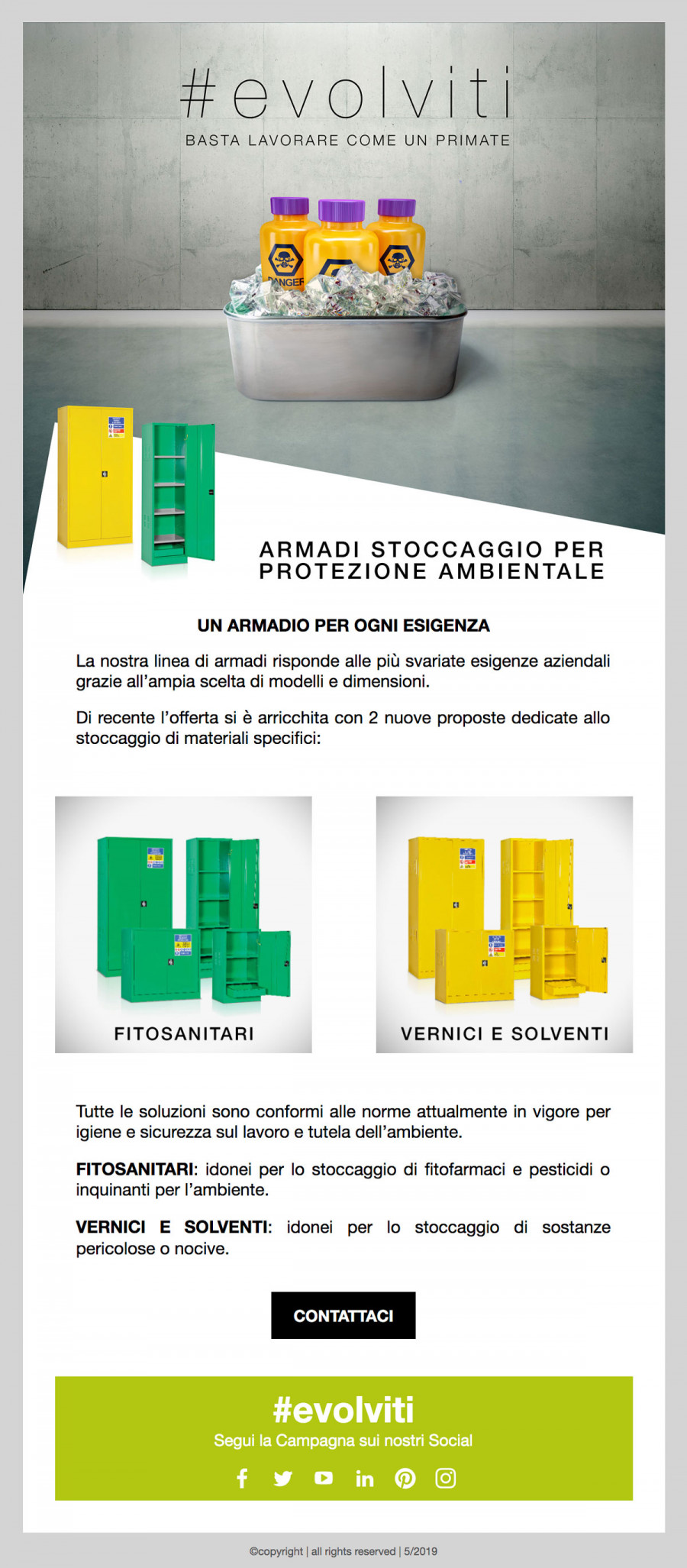 EVOLVITI: STORAGE CABINETS FOR ENVIRONMENTAL PROTECTION