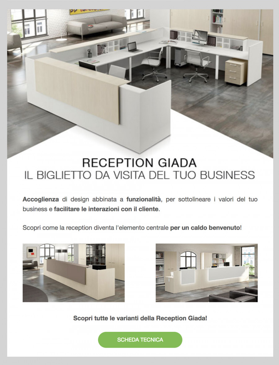 RECEPTION GIADA: IL BIGLIETTO DA VISITA DEL TUO BUSINESS 