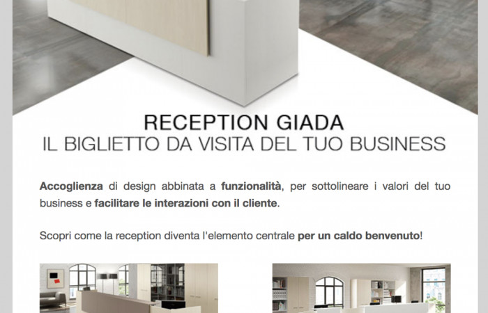 RECPTION GIADA: THE BUSINESS CARD FOR YOUR BUSINESS 