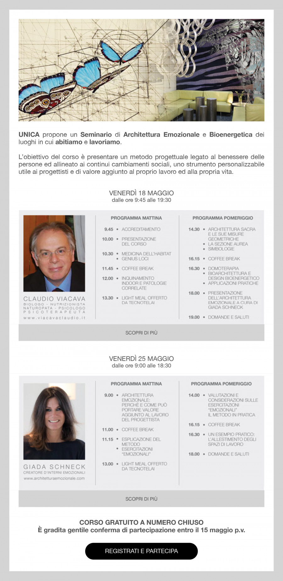 SEMINARIO ARCHITETTURA EMOZIONALE E BIOENERGETICA 