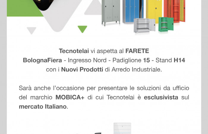 TECNOTELAI AT FARETE 2018