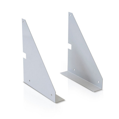 Sheet metal shelves fixing kit. Grey.
