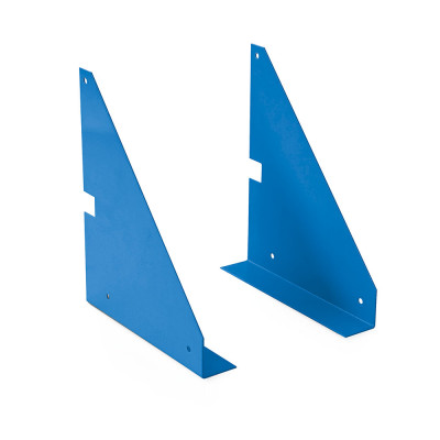 0442B Sheet metal shelves fixing kit. Blue.