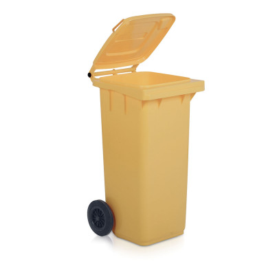 Bin for separate collection 120 lt. mm. 480Lx550Dx930H. Yellow.