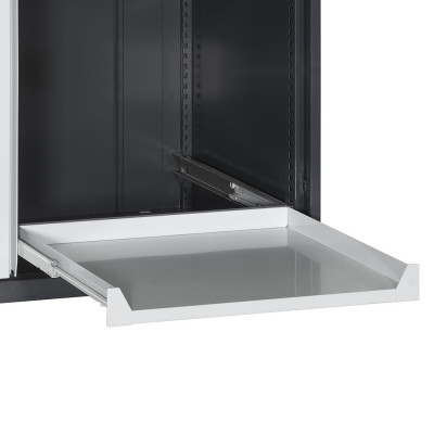 Removable shelf mm. 600Lx600Dx75H. Colour grey.