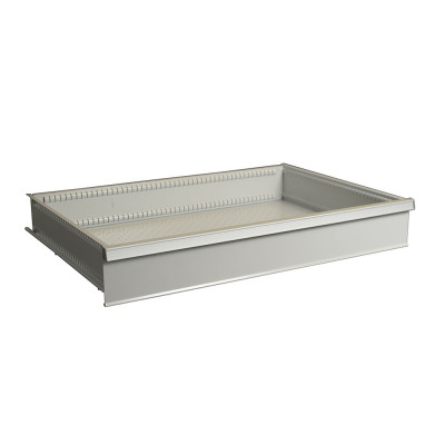 Cassetto mm 900x600x150h. Portata kg.200. Grigio