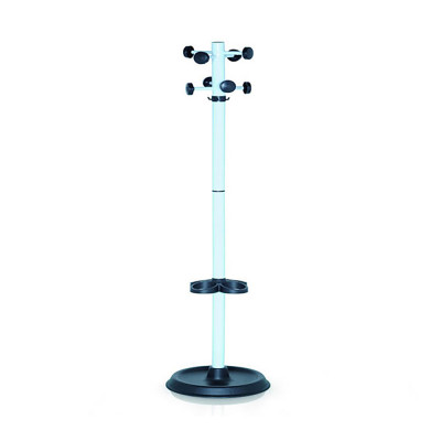 Appendiabiti a stelo 8 posti. Bianco