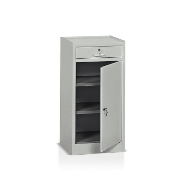 Armadio con 1 cassetto mm 500x400x1000h. Grigio