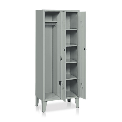 Armadio multiuso mm 690x500x1800h. Grigio