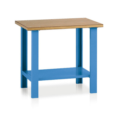 Banco legno mm 1000x750x900h. Blu