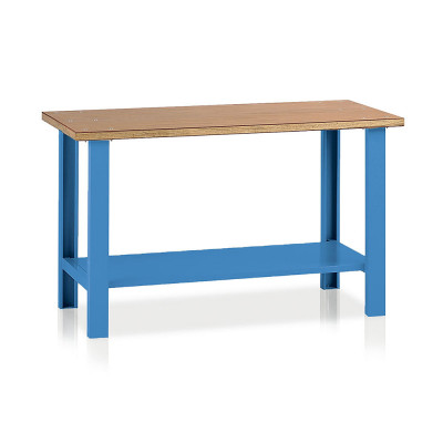 Banco legno mm 1500x750x900h. Blu