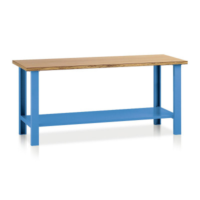 Banco legno mm 2000x750x900h. Blu