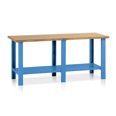 Banco legno mm 2000x750x900h. Blu
