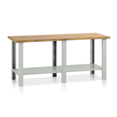 Banco legno mm 2000x750x900h. Grigio