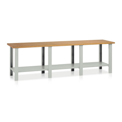 Banco legno mm 3000x750x900h. Grigio
