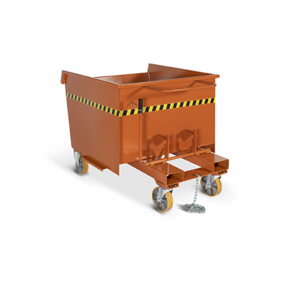 Benna capacità lt 800. Arancio