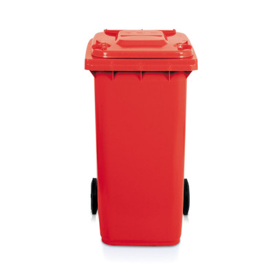 Bin for separate collection 240 lt. mm. 580Lx730Dx1070H. Red.