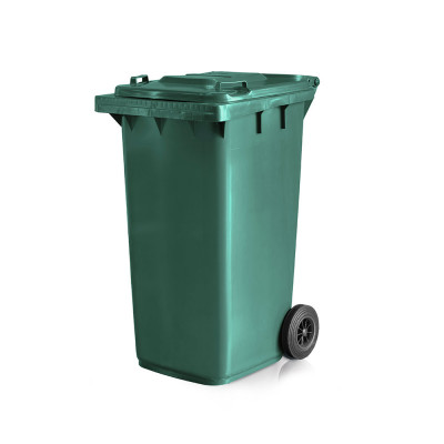 Bin for separate collection 240 lt. mm. 580Lx730Dx1070H. Green.