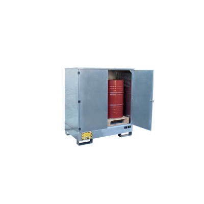 water-tight box mm. 1395Lx905Dx1500H +100H. Galvanised.