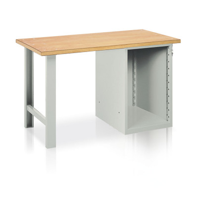 Banco da attrezzare mm 1500x750x900. Grigio