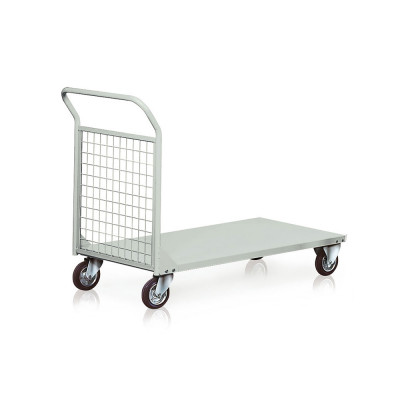 Carrello con 1 sponda. Grigio