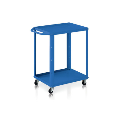 Carrello 2 vasche di mm 600x450. Blu