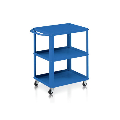 Carrello 3 vasche di mm 600x450. Blu