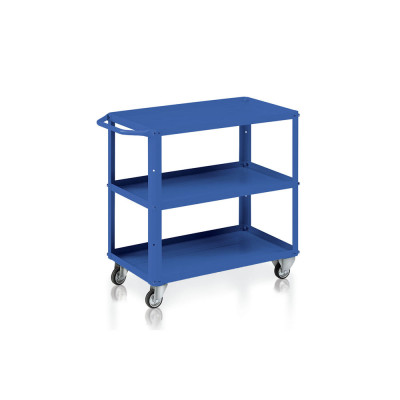 Carrello 3 vasche di mm 800x450. Blu