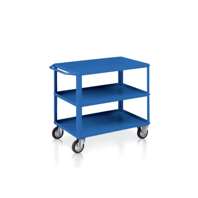 Carrello 3 vasche di mm 930x600. Blu