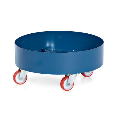 Trolley for 1 drum diameter 610x150/275H. Dark blue.