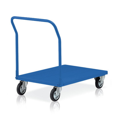 Trolley with removable handle mm. 1035Lx600Dx210/880H. Blue.