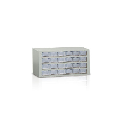 Cassettiera 24 cassetti traslucidi mm 900x325x430h