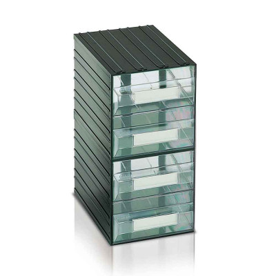 Drawer unit with 4 drawers clear mm. 225Lx323Dx450H.