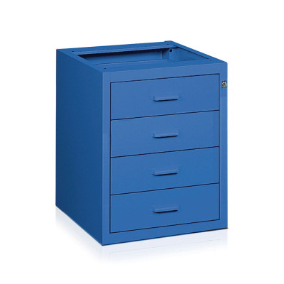 Drawer unit mm. 500Lx565Dx620H. Blue.
