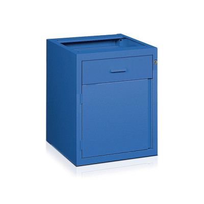 Drawer unit mm. 500Lx565Dx620H. Blue.