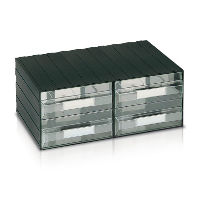 Drawer unit with 4 drawers clear mm. 562Lx390Dx228H.
