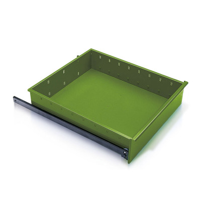 Drawer with front H.210. Green.