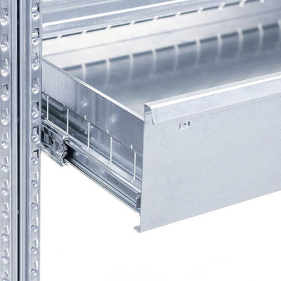 Drawer front height mm. 165 mini-maxi series. Galvanised. Useful dimensions: mm 1088Lx440Dx162H.